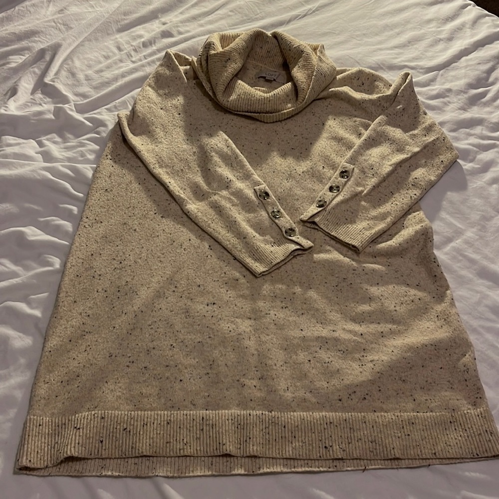 Loft short sweater dress or oversized top xl good condition